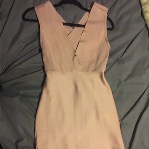 Mauve pink bandage dress!